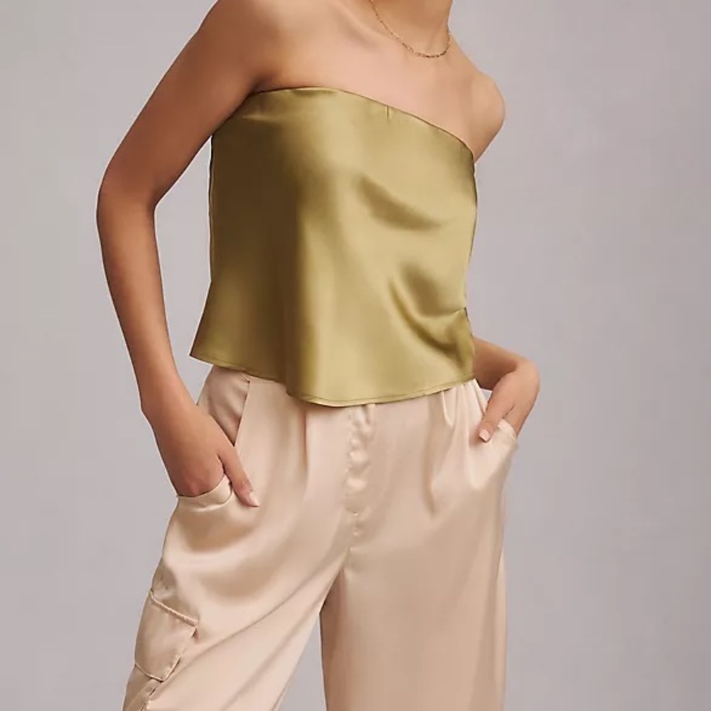 Reformation Spritz Silk Top